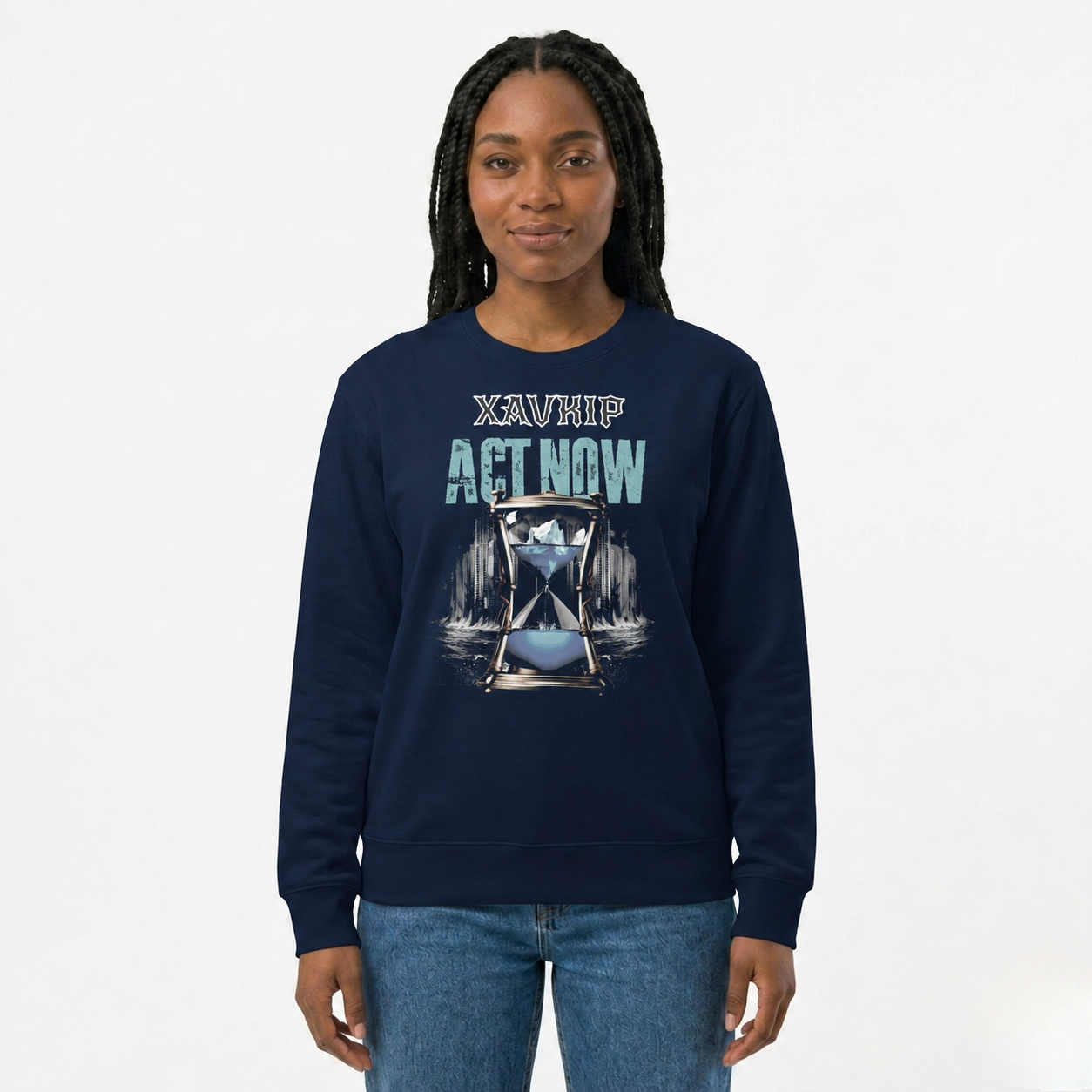 Glacier Hourglass sweatshirt