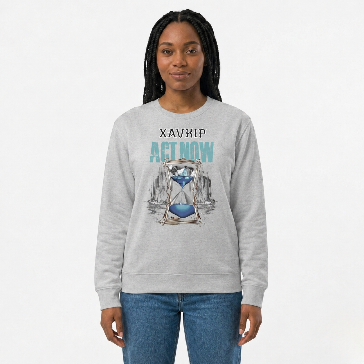 Glacier Hourglass sweatshirt