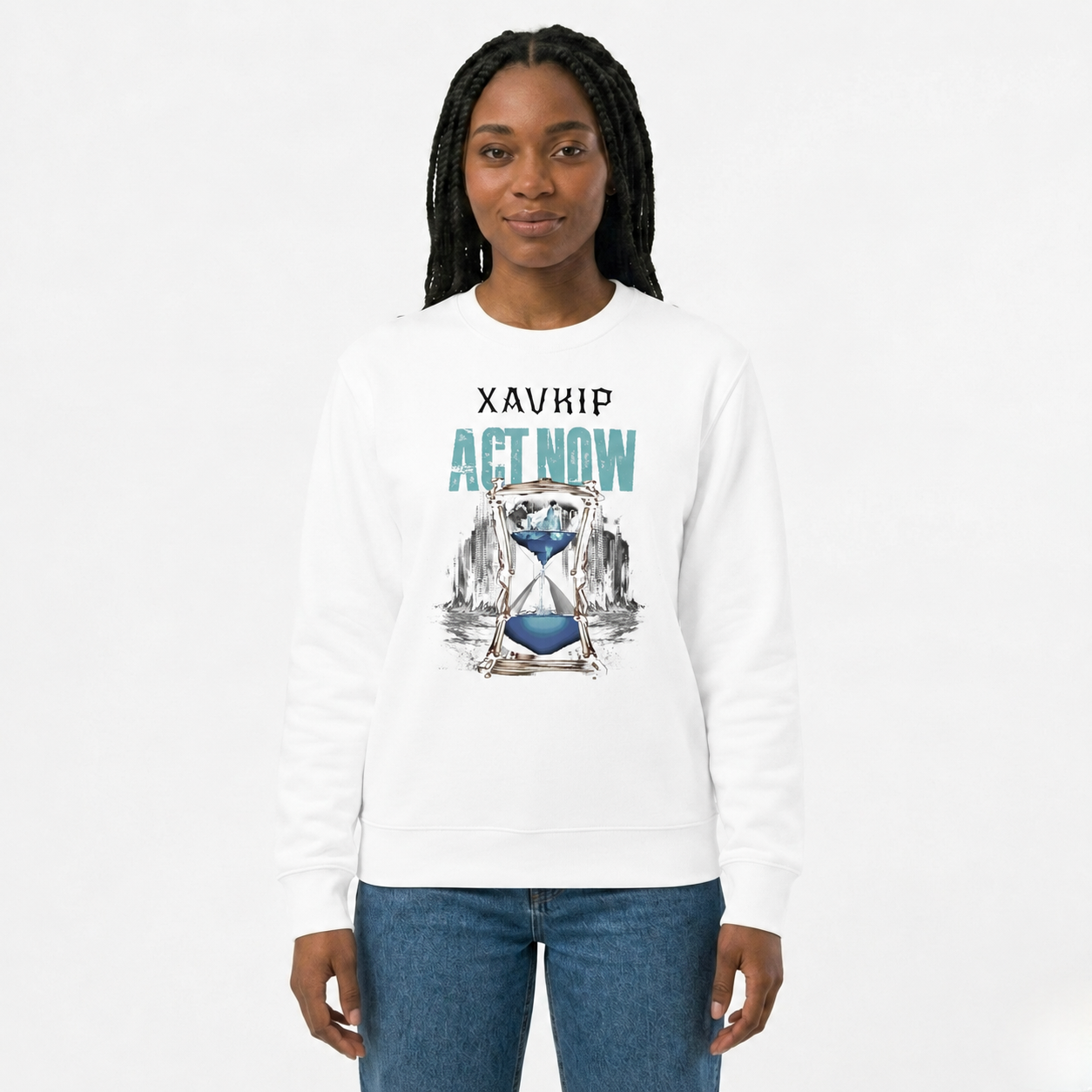 Glacier Hourglass sweatshirt