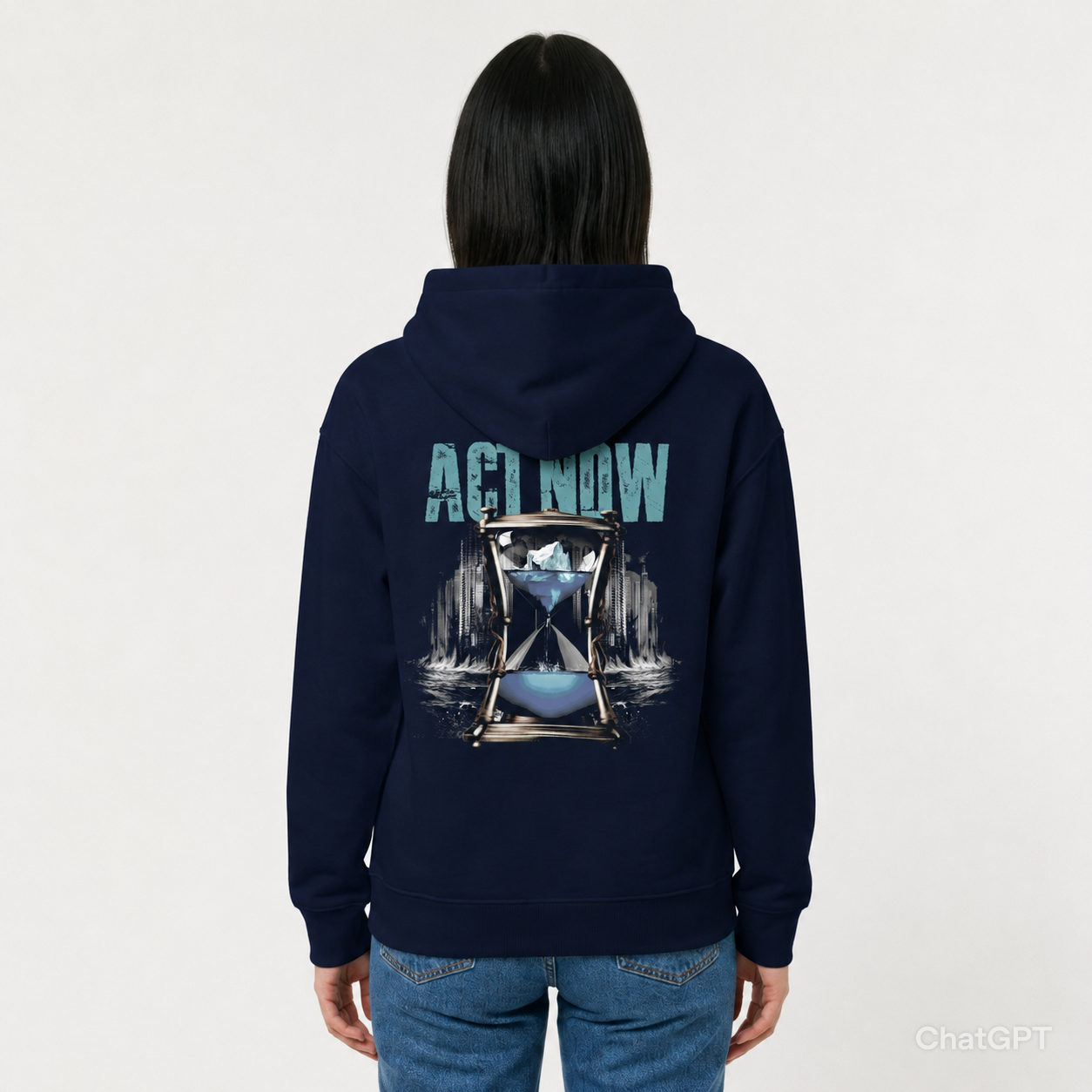Glacier Hourglass hoodie