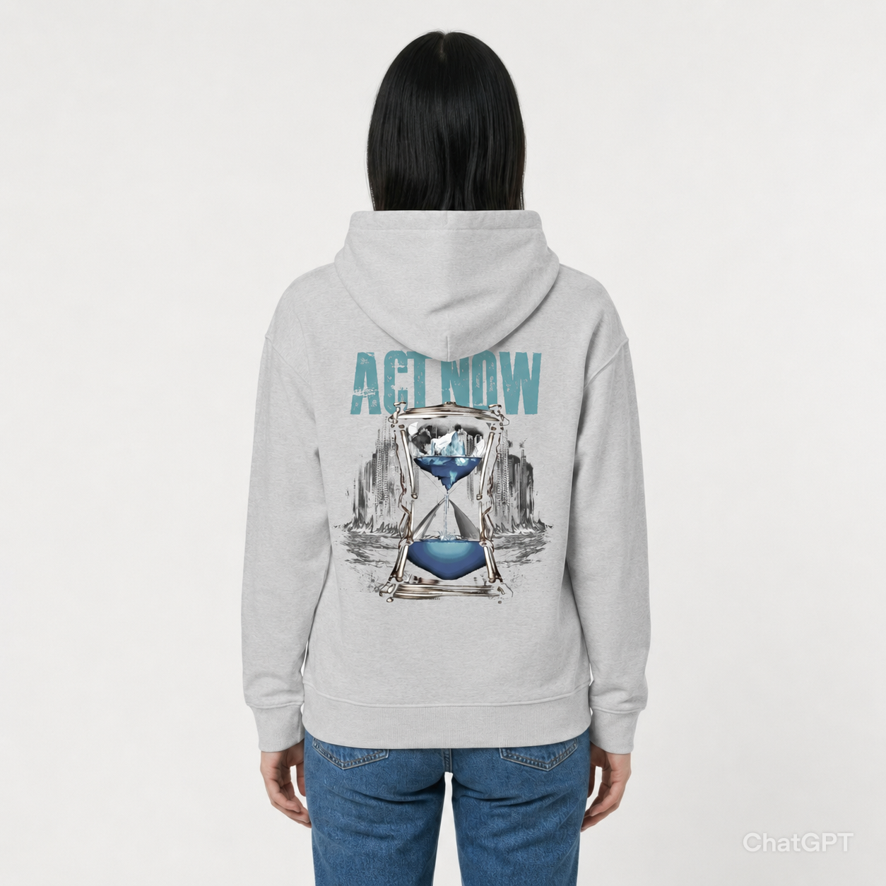 Glacier Hourglass hoodie